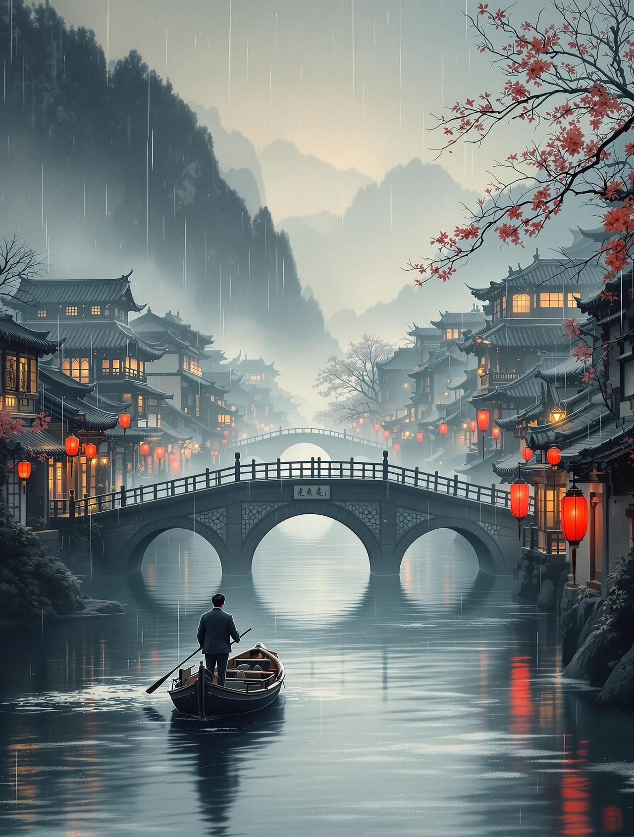江南烟雨影视作品海报封面